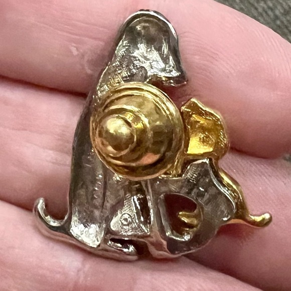 Dalmatian Mom & Puppy Dog pin - Picture 2 of 2